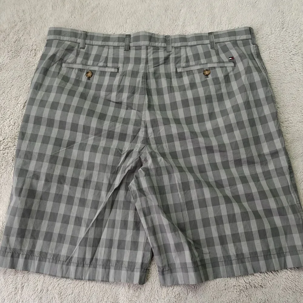 Tommy Hilfiger Chino Shorts Men's 40 Checked Summer Beach Nautical 10